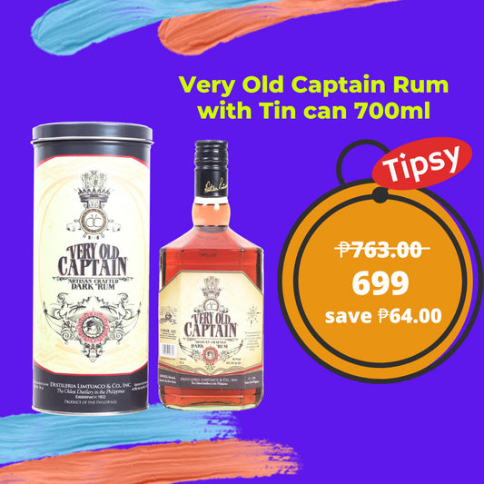 Very Old Captain Rum 750ml with Tin Can Price Philippines