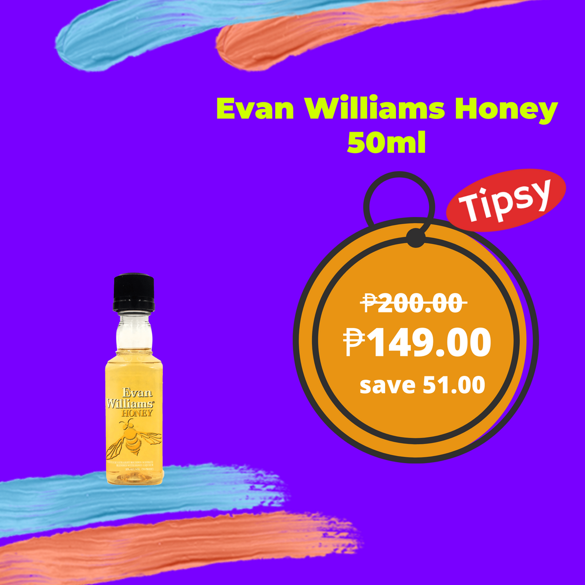 Evan Williams Honey 50ml Tipsy