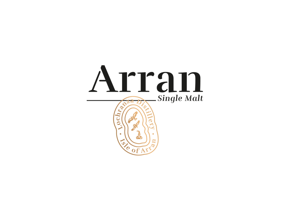 arran single malt official logo of the company
