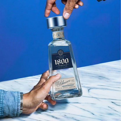 1800 Tequila Blanco is a crisp, clean tequila crafted from 100% Weber blue agave