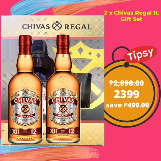 2 x Chivas 1L Gift Set Price Philippines