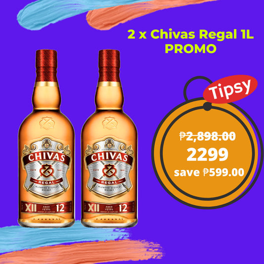 2 x Chivas Regal 1L Price Philippines 