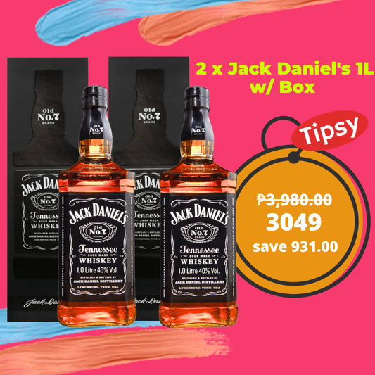 2 x Jack Daniel's 1L with Box Price Philippines