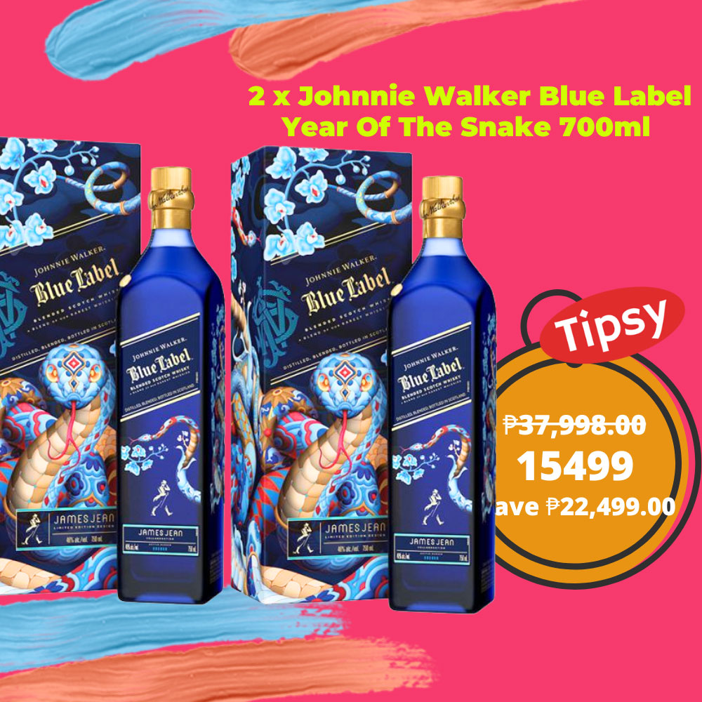 2 x Johnnie Walker Blue Label Year Of The Snake 700ml