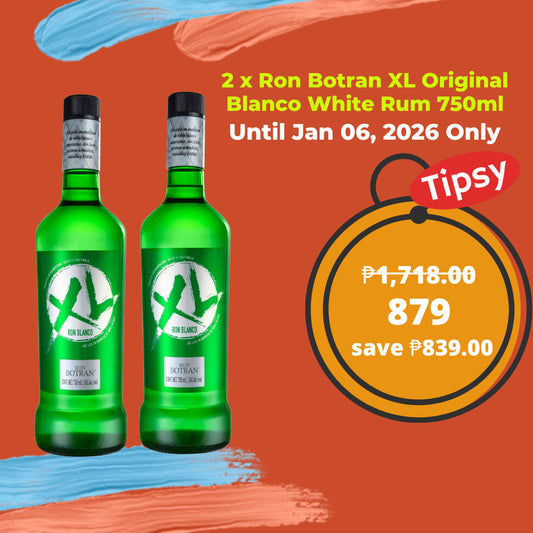 2 x Ron Botran XL Original Blanco White Rum 750ml Price Philippines