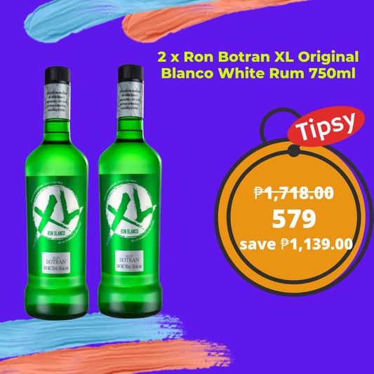 2 x Ron Botran XL Original Blanco White Rum 750ml Price Philippines