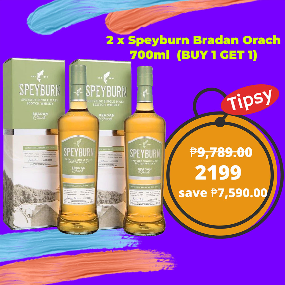 2 x Speyburn Bradan Orach 700ml (BUY 1 GET 1)