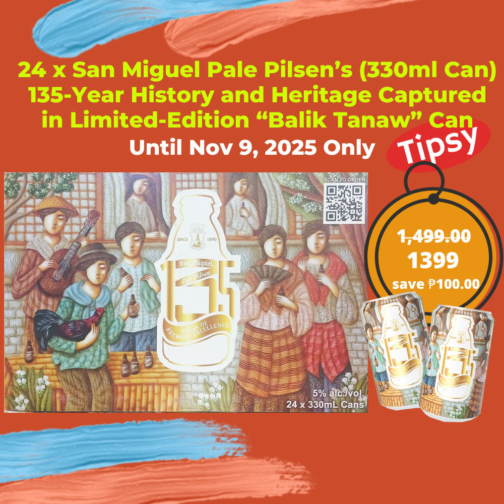 24 x San Miguel Pale Pilsen’s (330ml Can) 135-Year History and Heritage Captured in Limited-Edition “Balik Tanaw” Can Price Philippines