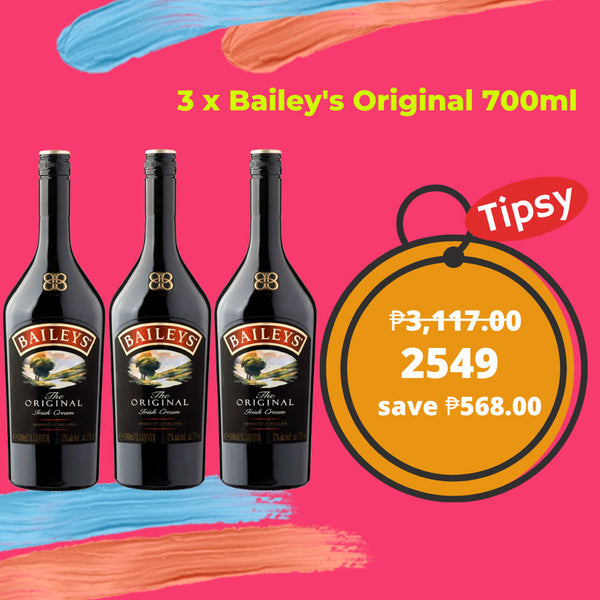 3 x Baileys Irish Cream Original 700ml Price Philippines