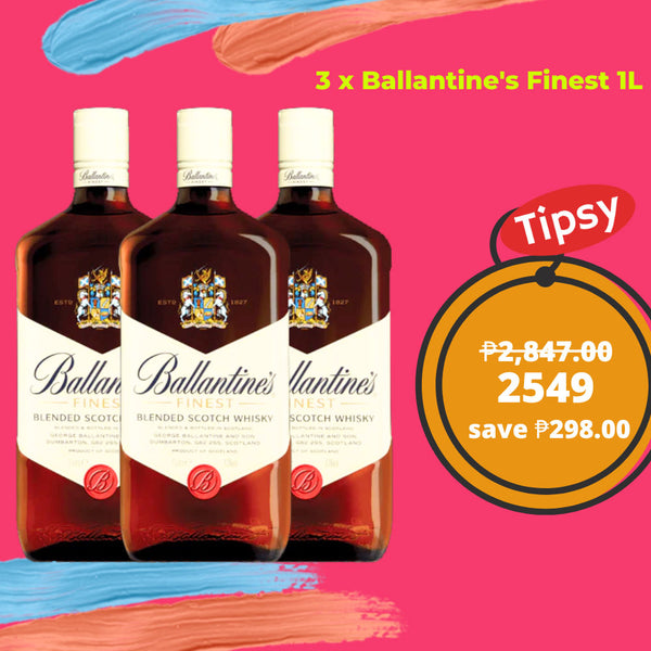 3 x Ballantine's Finest 1L Ph Prices