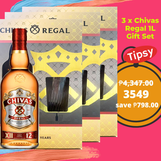 3 x Chivas Regal 1L Price Philippines