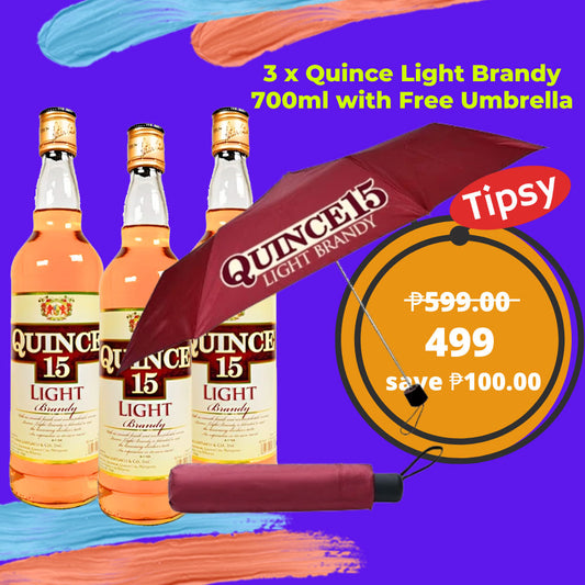 Quince Light Brandy 700ml with Free Umbrella Price Philippines