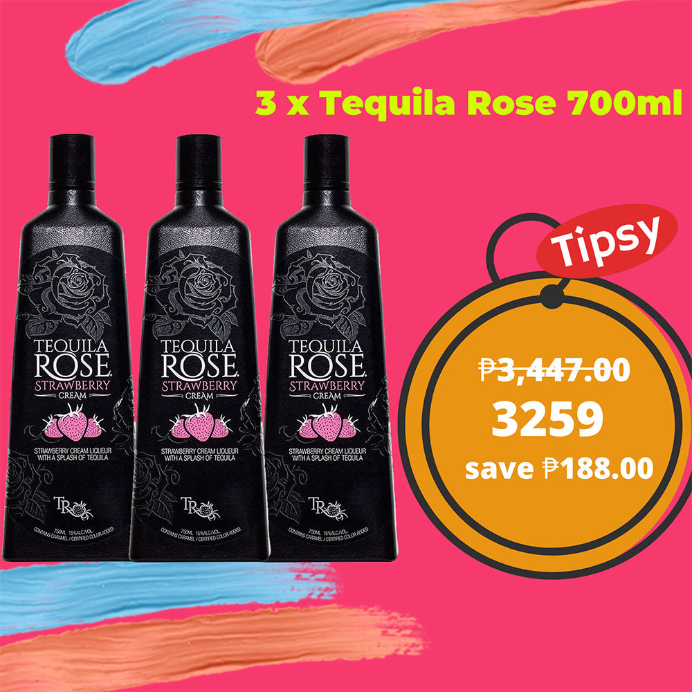 3 x Tequila Rose 700ml