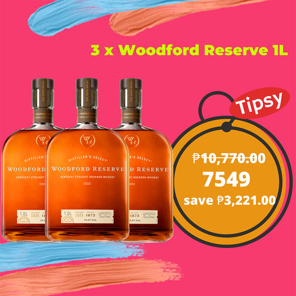 3 x Woodford Reserve 1L Price Philippines