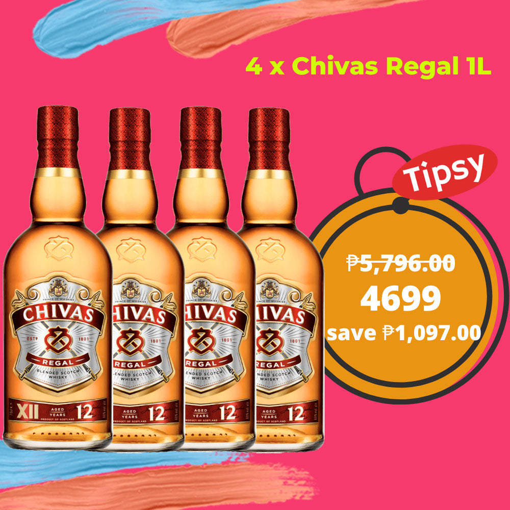4 x Chivas Regal 1L Price Philippines