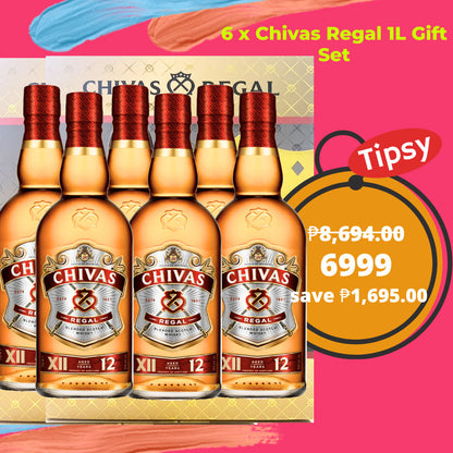  6 x Chivas Regal 1L Price Philippines