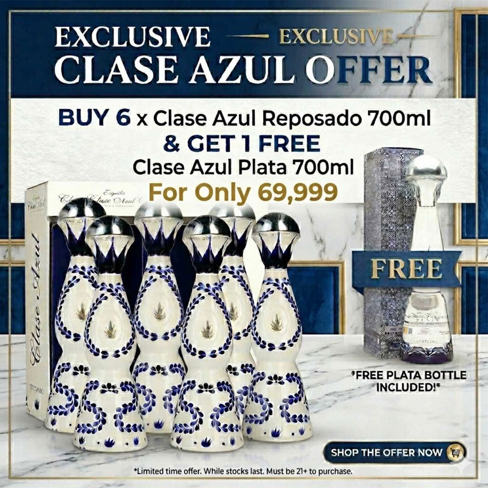 6 x Clase Azul Reposado 700ml + Free Clase Azul Plata 700ml Price Philippines