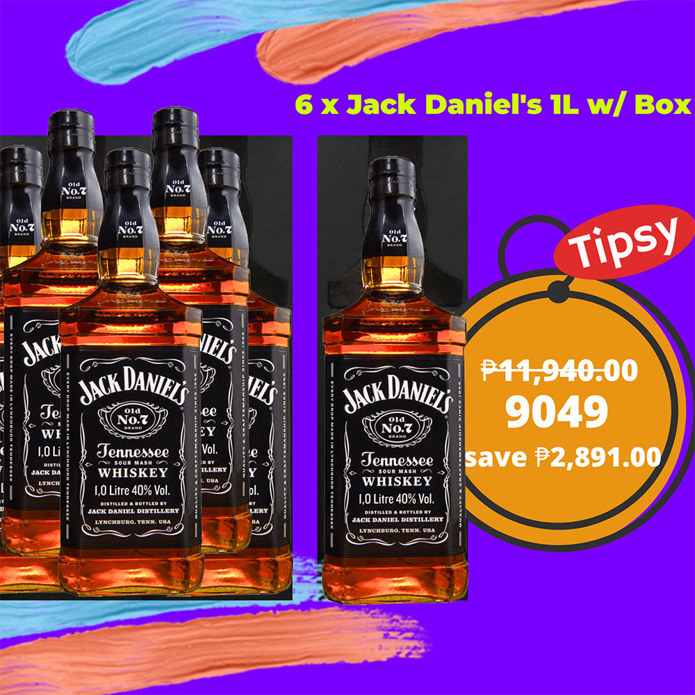 6 x Jack Daniel's 1L