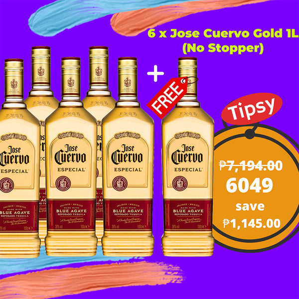 6 x Jose Cuervo Gold 1L (No Stopper) Price Philippines