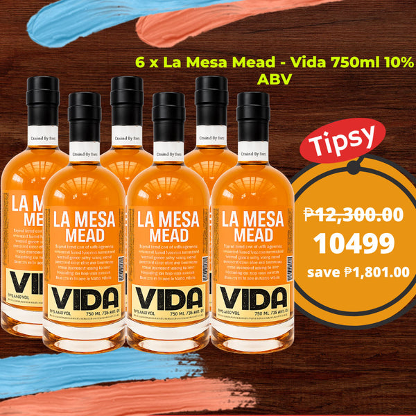 6 x La Mesa Mead - Vida 750ml 10% ABV Price Philippines