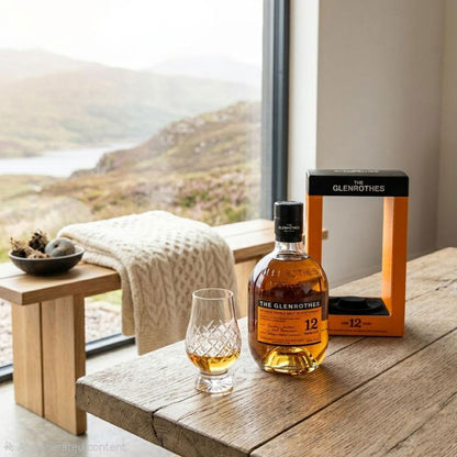 A Glenrothes 12 Year Old in classic style: fruity and sweet. Aged solely in sherry-seasoned casks