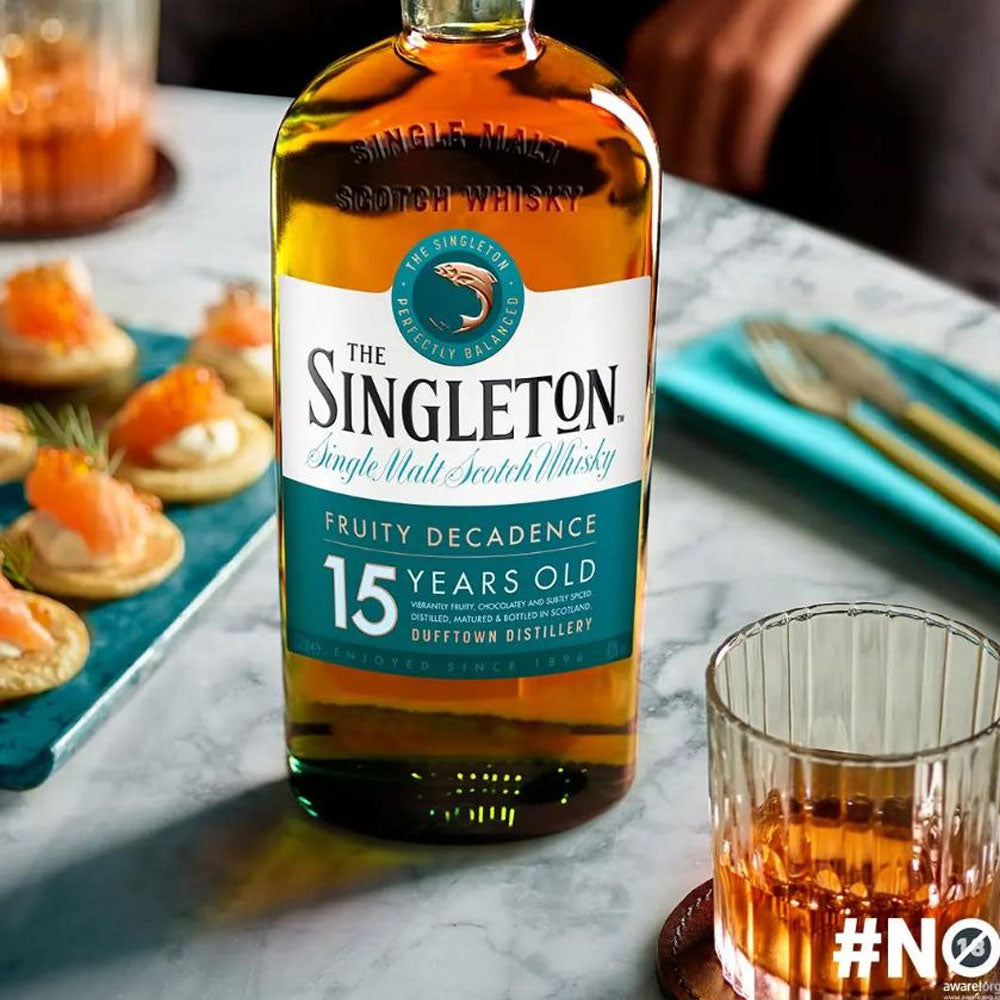 A classic 15 year old Speyside malt originally released for the travel retail market. Singleton of Dufftown is aged in a mix of European and American oak casks and it's sweet and spicy.