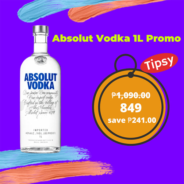Buy Absolut Vodka 1L Promo at a Very Affordable Price in the Philippines