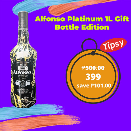 Buy Alfonso Platinum Brandy 1L Gift Bottle Edition at a Very Affordable Price in the Philippines