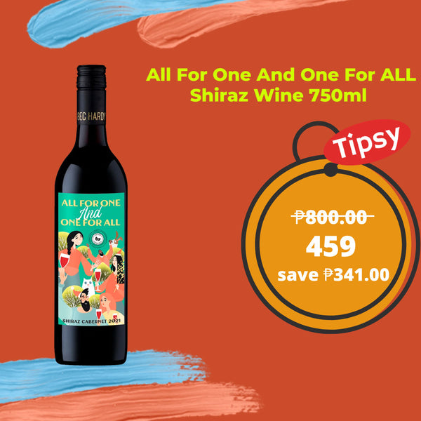 All For One And One For All Shiraz Red Wine Price Philippines