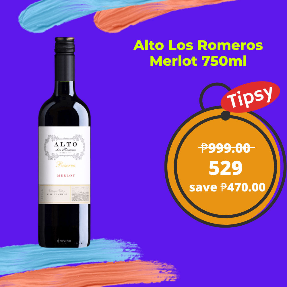 Alto Los Romeros Reserva Merlot Red Wine (13.5% ABV) Price Philippines