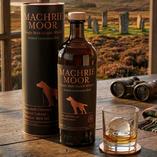 Arran Machrie Moor Peated (Black Tin) 46% 700ml Price PH