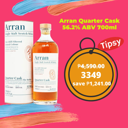 Arran Quarter Cask 56.2% ABV 700ml Single Malt Whisky Price Philippines