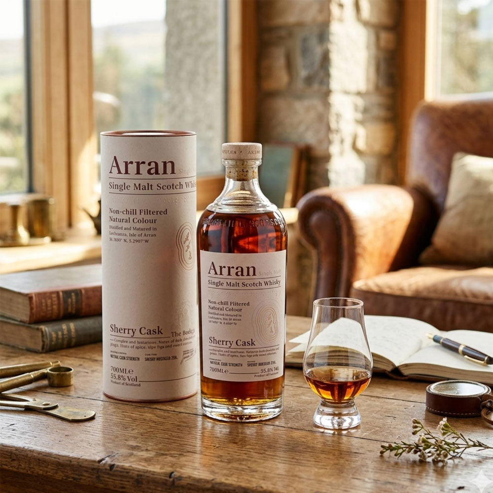 Arran Sherry - 55.8%