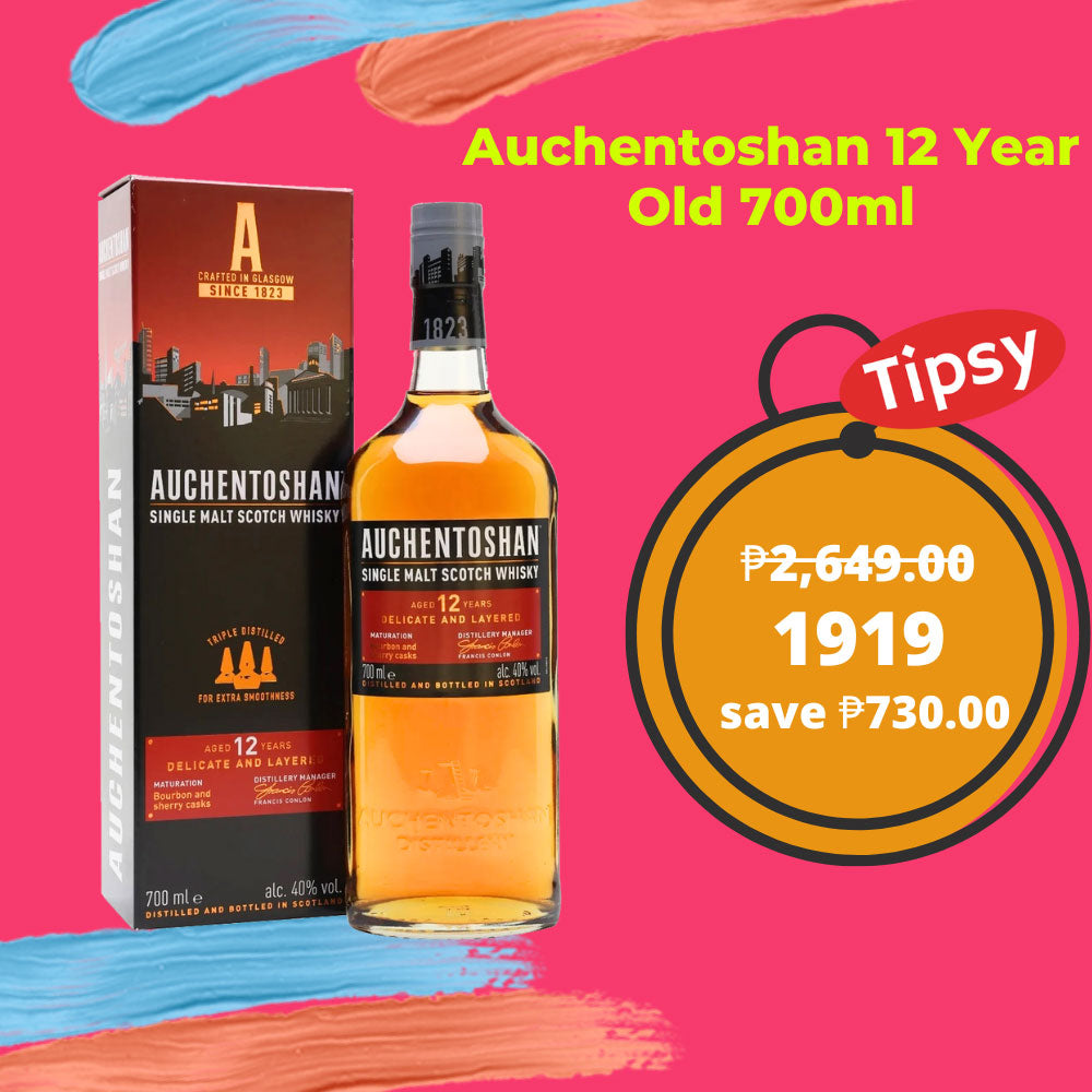 Auchentoshan 12 Year Old 700ml Single Malt Whisky Price PH