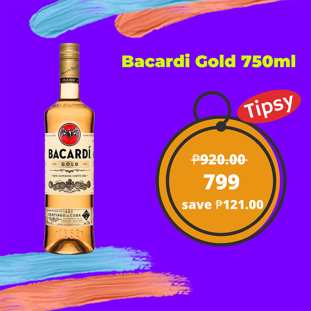 Bacardi Gold Rum 750ml