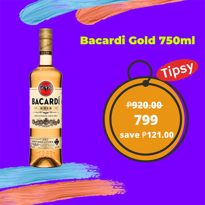 Buy Bacardi Gold Rum 750ml at a Very Affordable Price in the Philippines
