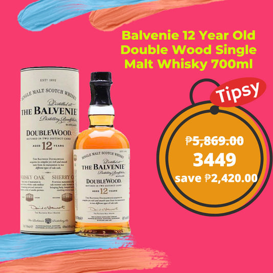 Buy Balvenie 12 Year Old Double Wood Single Malt Whisky 700ml at a Very Affordable Price in the Philippines