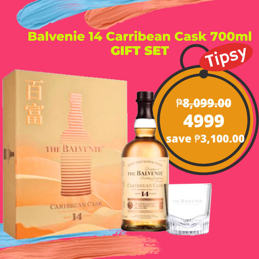 Balvenie 14 Carribean Cask 700ml GIFT SET Price Philippines