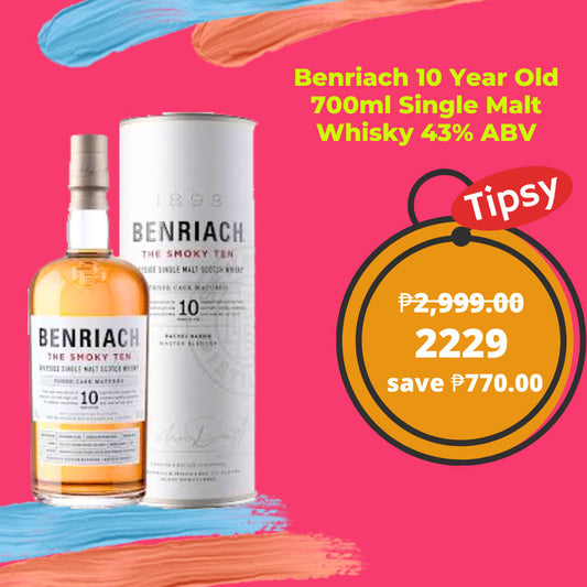 Benriach 10 Year Old 700ml Single Malt Whisky 43% ABV Price Ph
