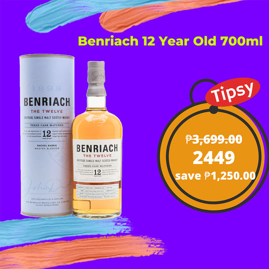 Buy Benriach 12 Year Old 700ml Single Malt Whisky at a Very Affordable Price in the Philippines
