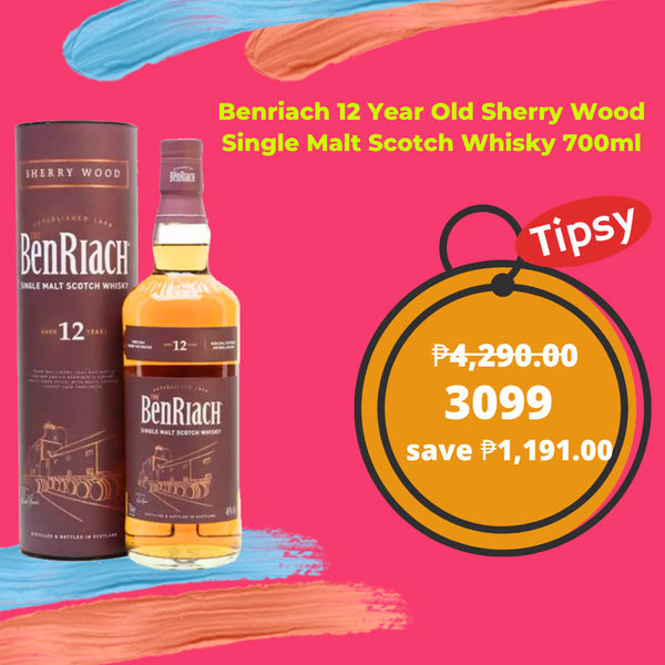 Benriach 12 Year Old Sherry Wood Single Malt Scotch Whisky 700ml