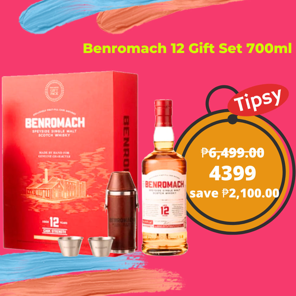Buy Benromach 12 Gift Set 700ml Single Malt Whisky at a Very Affordable Price in the Philippines