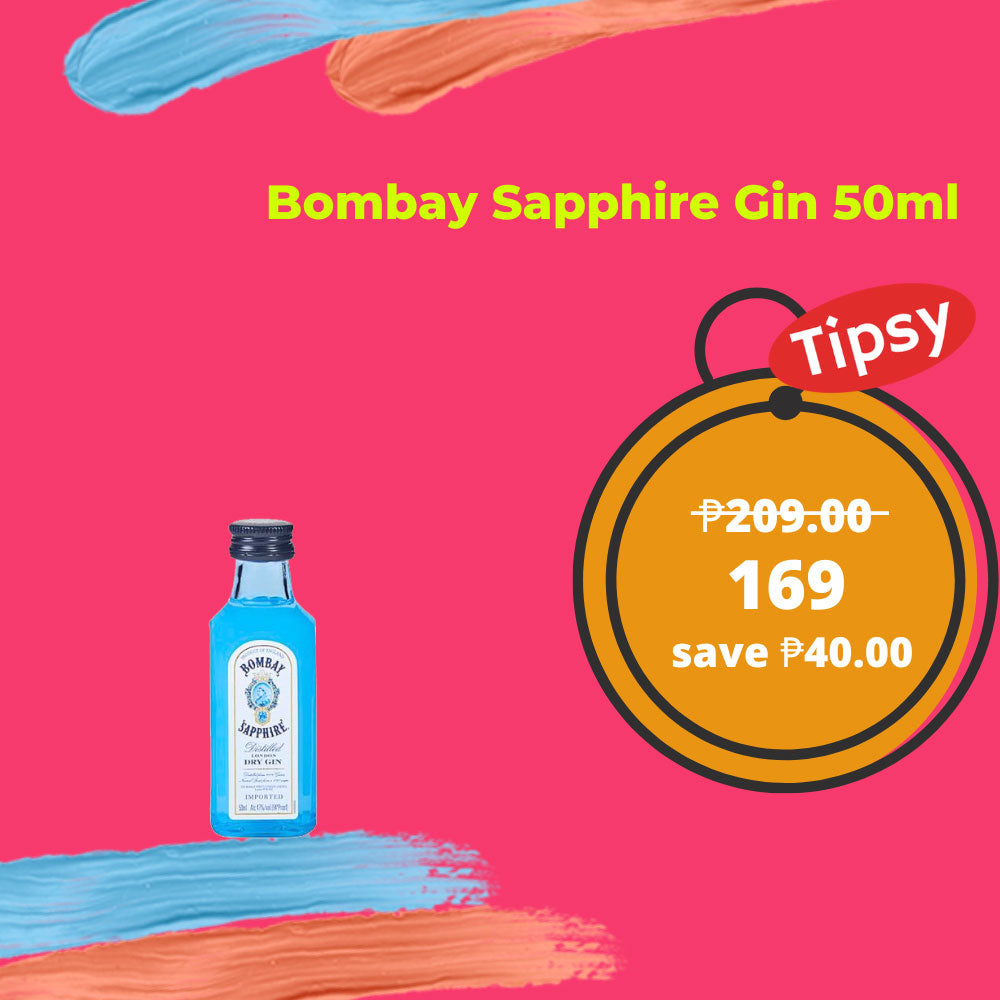 Bombay Sapphire Gin 50ml | Buy Online | Tipsy.ph Price Philippines