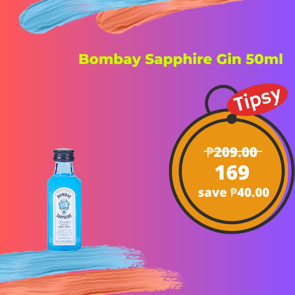 Bombay Sapphire Gin 50ml | Buy Online | Tipsy.ph Price Philippines