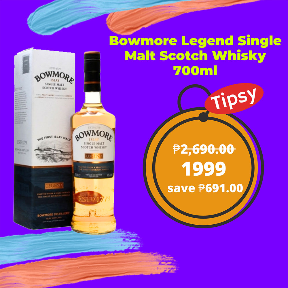 Buy Bowmore Legend Single Malt Scotch Whisky 700ml Single Malt Whisky at a Very Affordable Price in the Philippines
