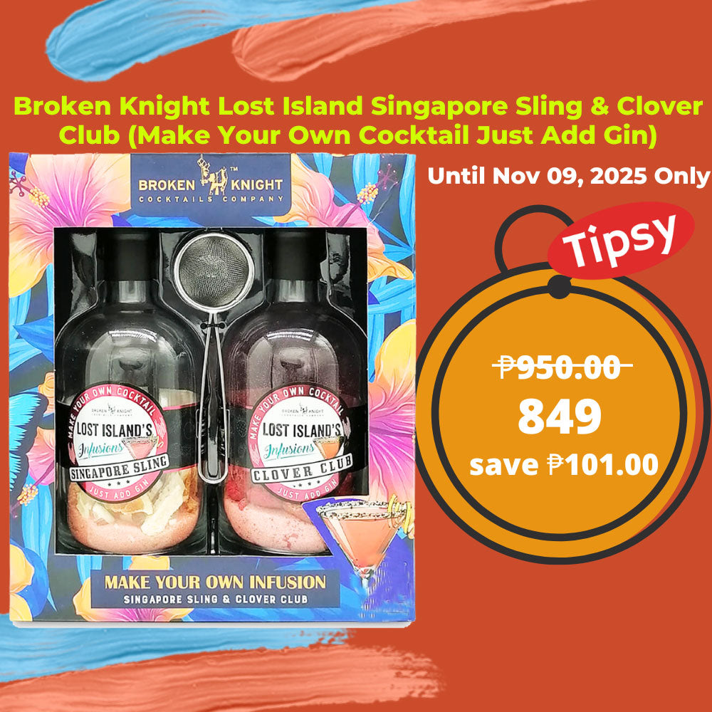 Broken Knight Lost Island Singapore Sling & Clover Club (Make Your Own Cocktail Just Add Gin) Price Philippines