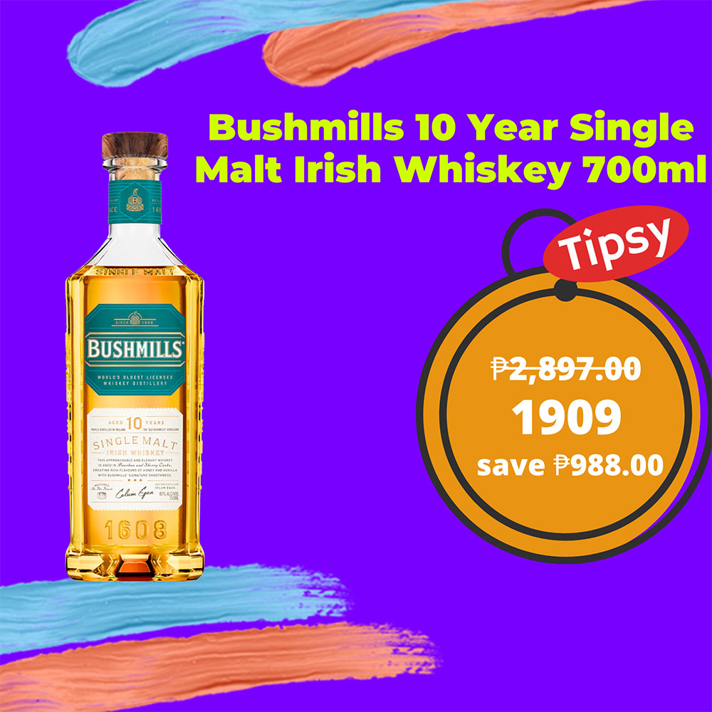 Bushmills 10 Year Single Malt Irish Whiskey 700ml