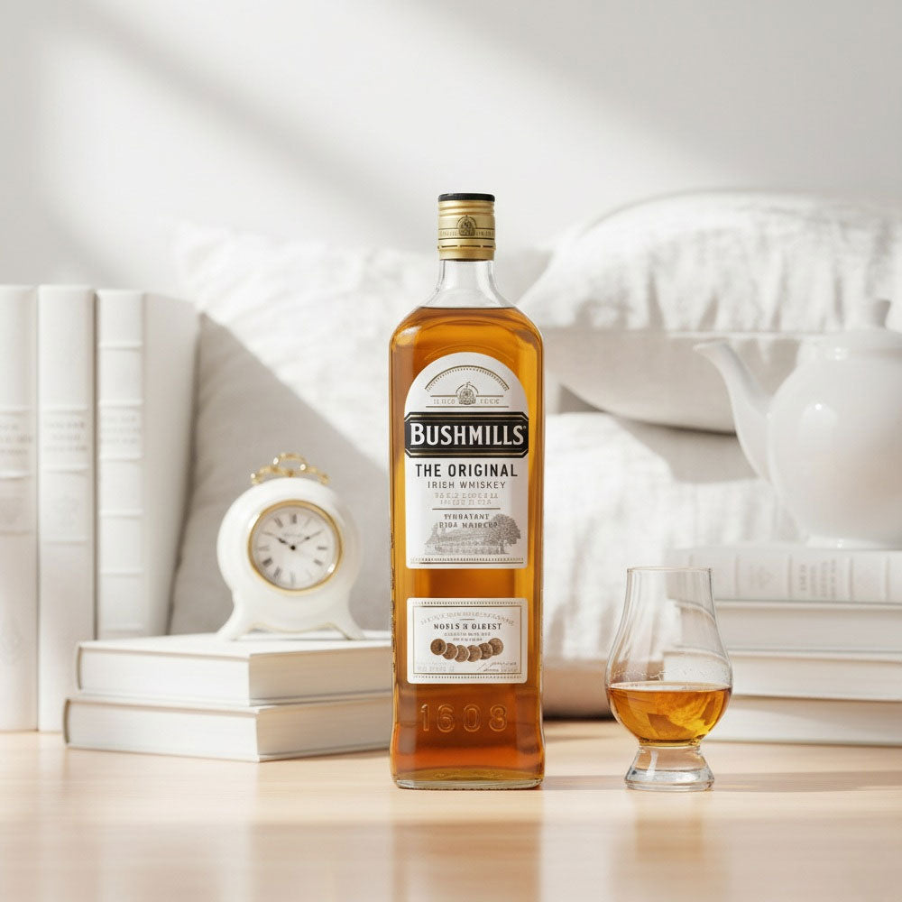 Bushmills Original is an iconic Irish whiskey crafted with triple distillation for unparalleled smoothness and finesse.