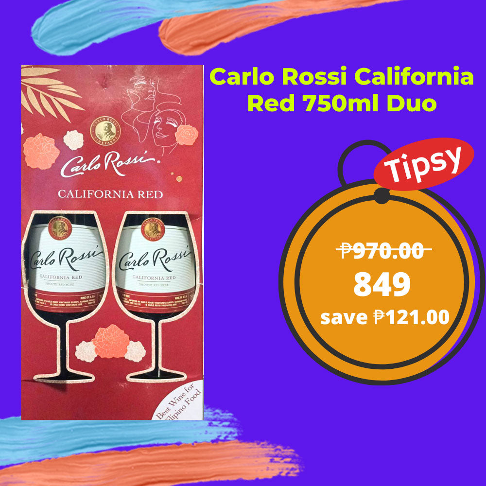 Carlo Rossi California Red Duo Pack 750ml Price Philippines