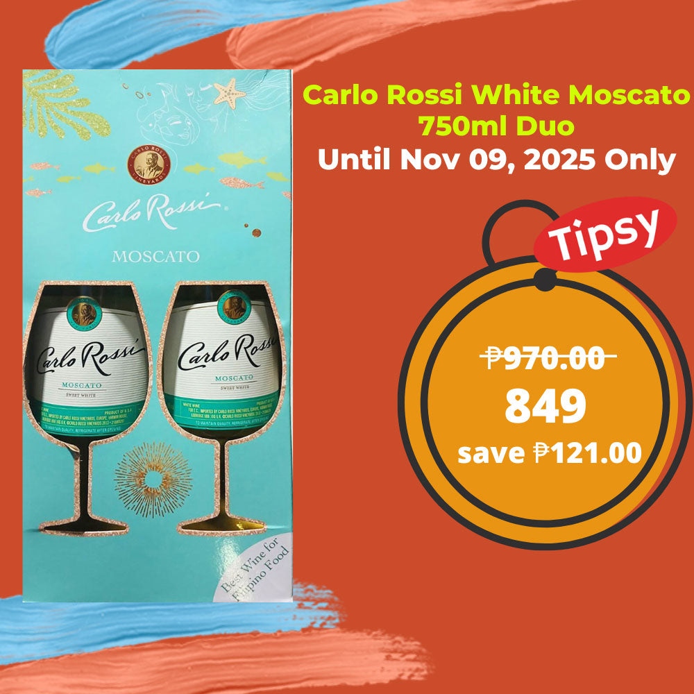 Carlo Rossi Moscato Duo Pack White Wine (7.5% ABV) price Philippines